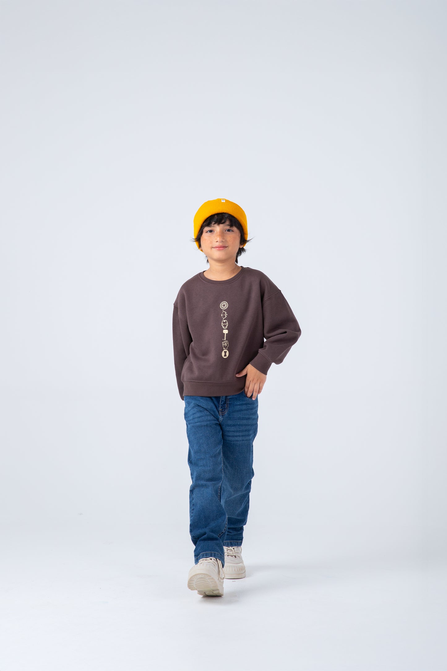 Boys Marvel Fleece Sweatshirt