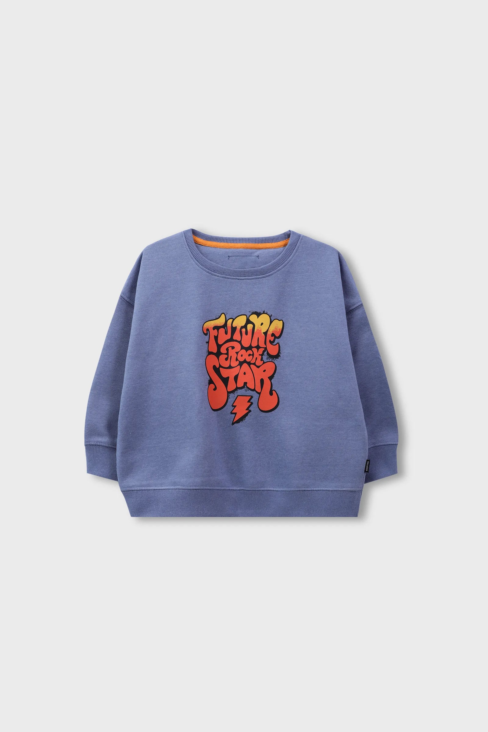 Boys Indigo Fleece Boxy Sweatshirt