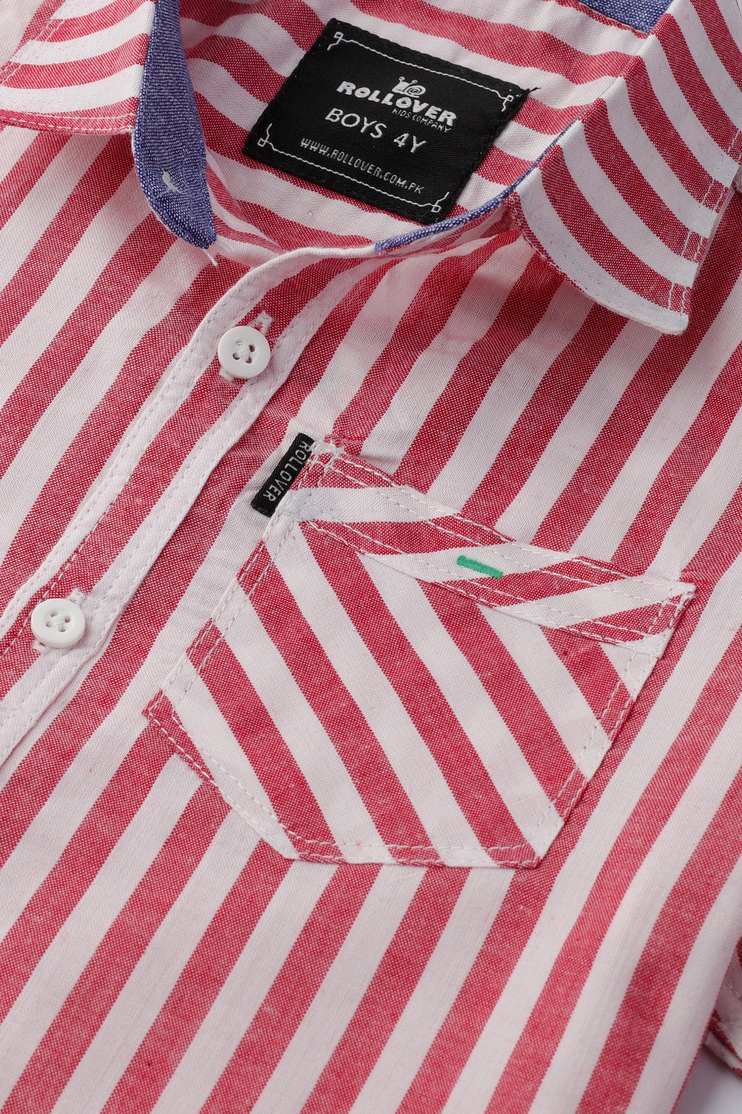 Bold Stripe Charm Boys’ Shirt