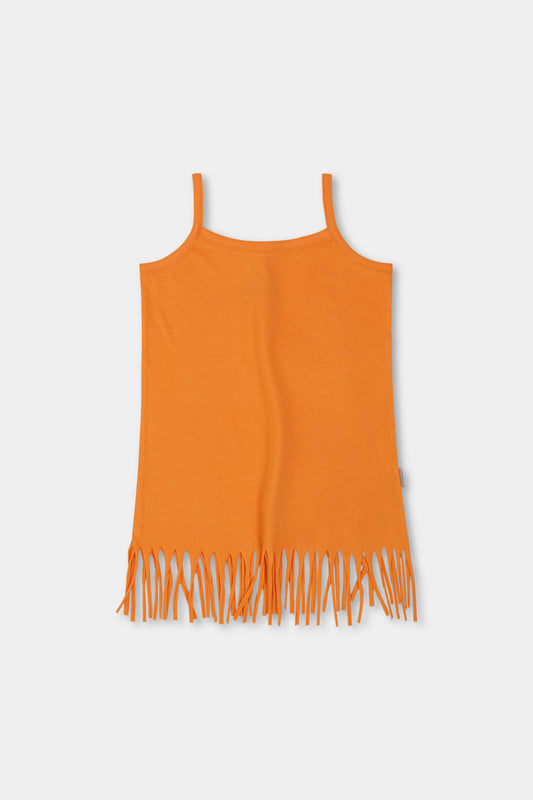 Citrus Fringe Tank Top