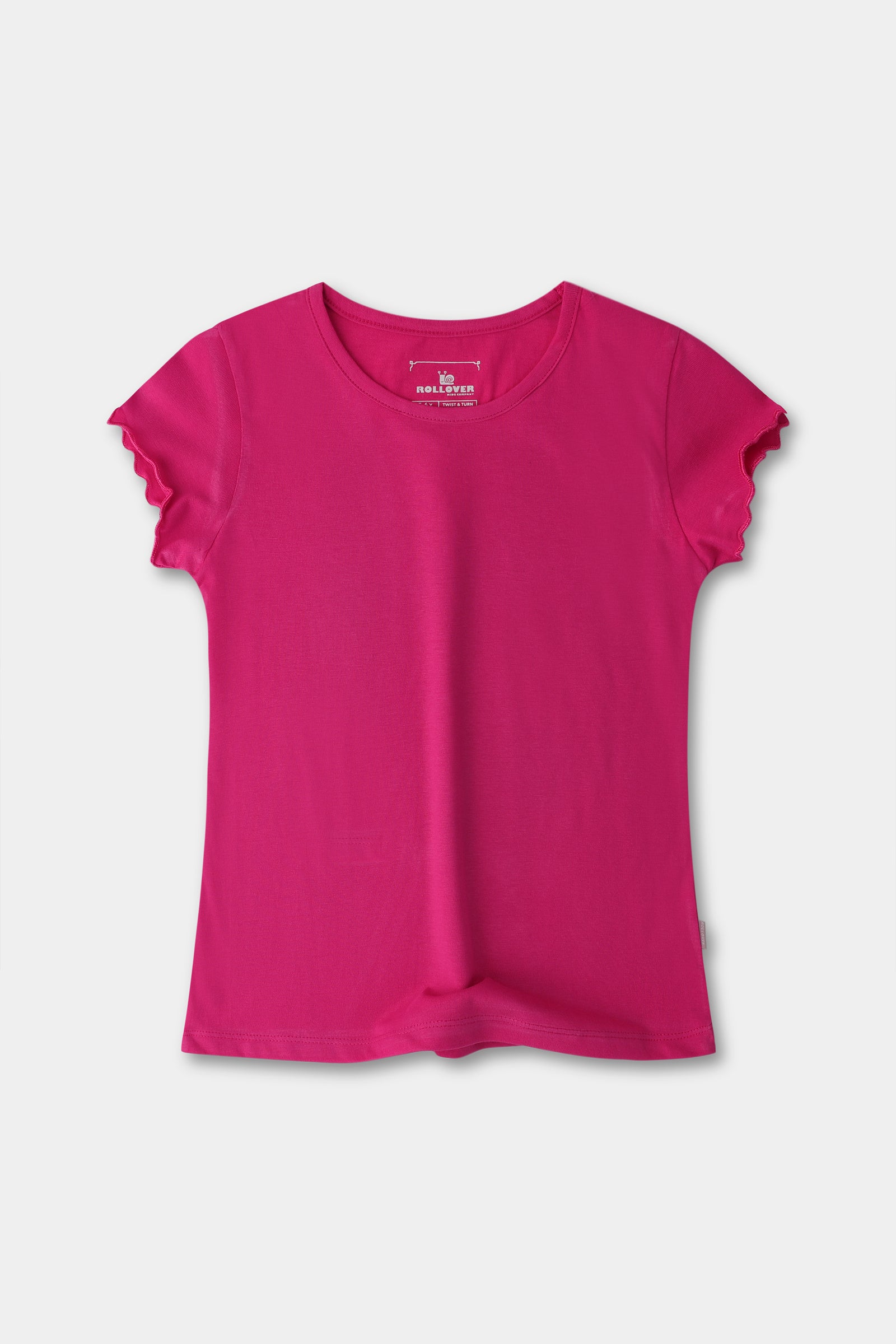 Chic Hot Pink Pocket Tee