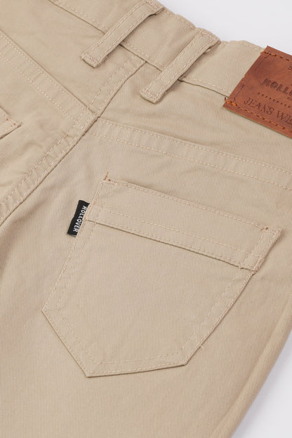 Boys Khaki Twill Chino Pants