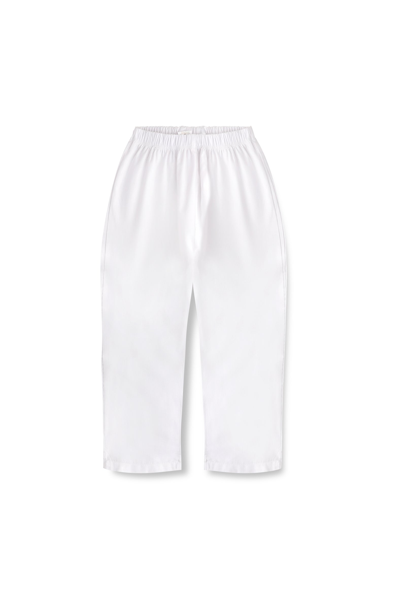 Boys White Cotton Trouser