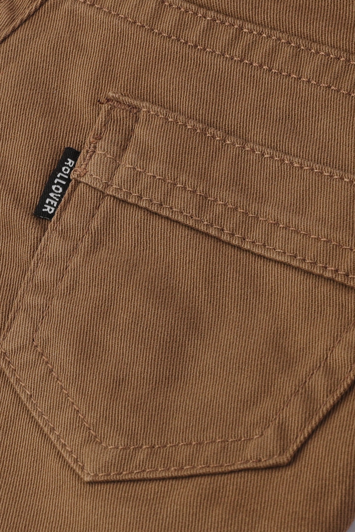 Boys Brown Twill Chino Pants