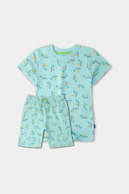 Boys Beach Explorer Mint Co-ord Set