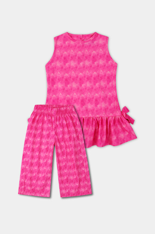 Hot Pink Frilled Co-ord Set