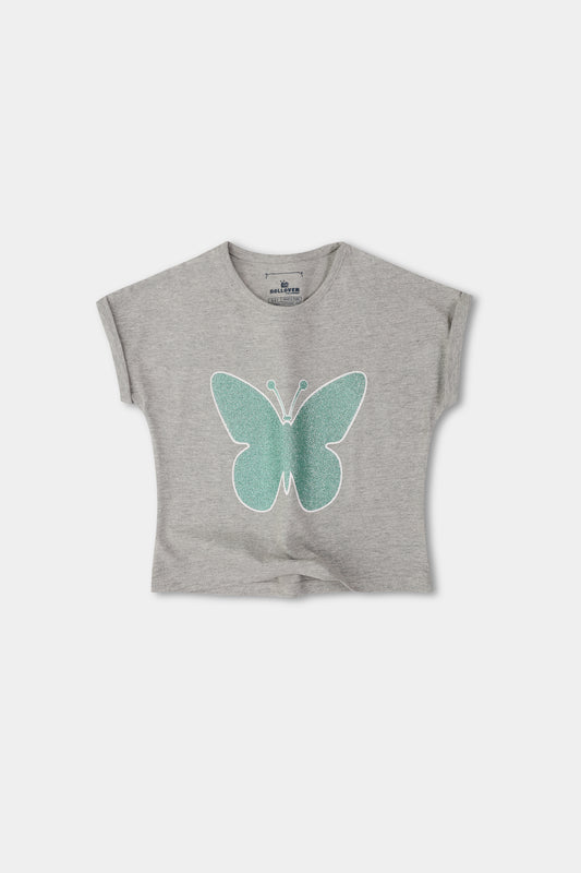 Sparkle Flutter Boxy Tee