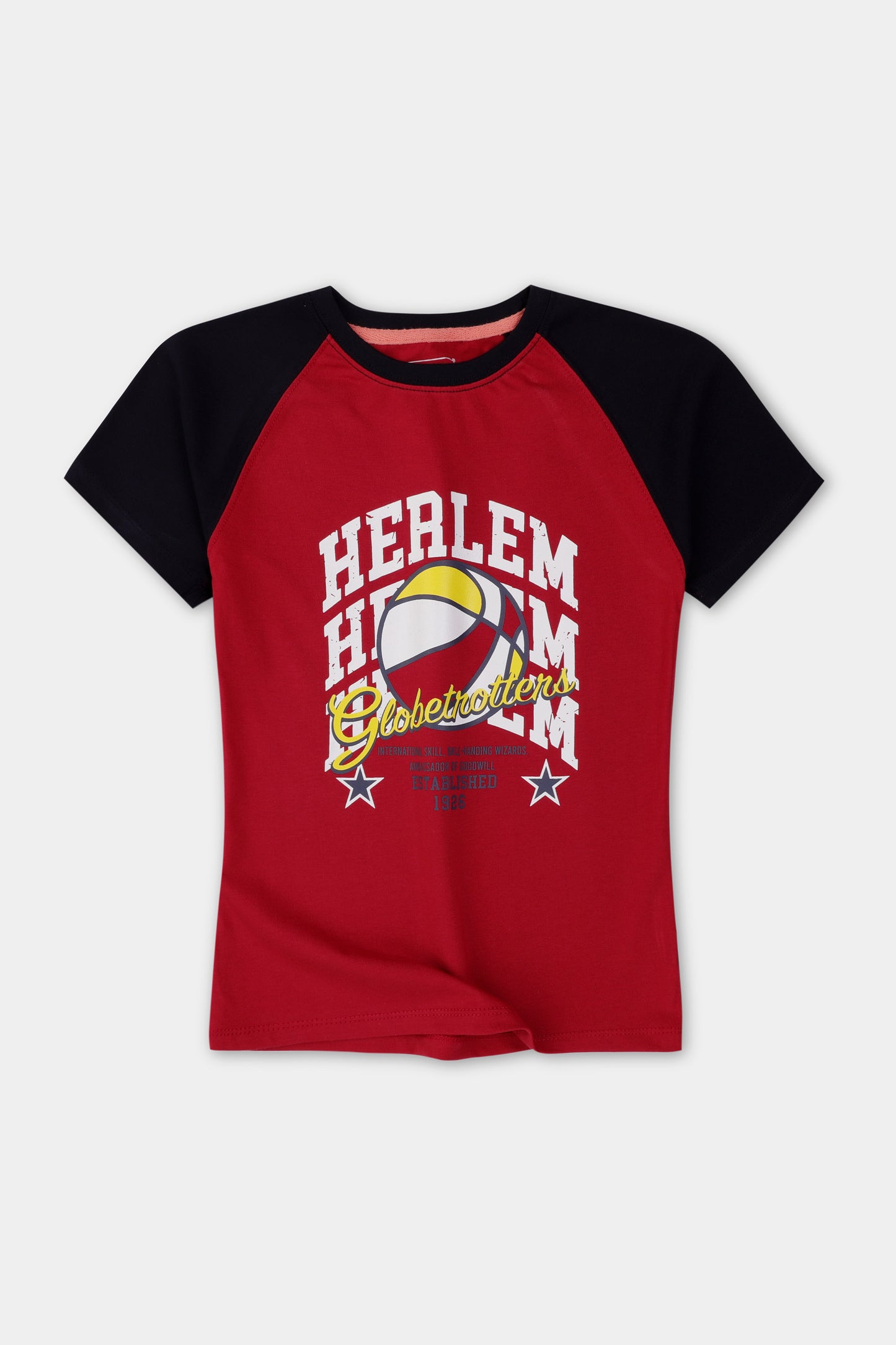 Boys Harlem Hoops Raglan T-Shirt