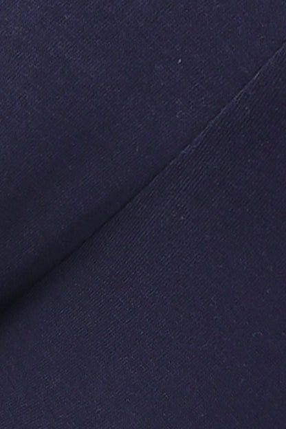 Girls' Navy Blue Plain Leggings