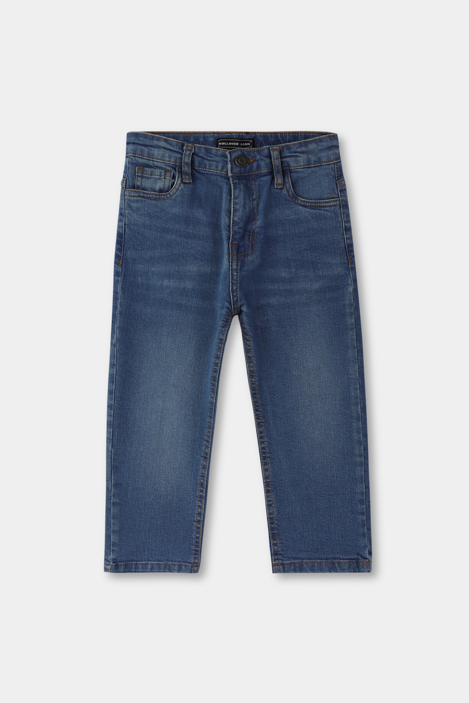 Boys Light Blue Straight-fit Denim Jeans