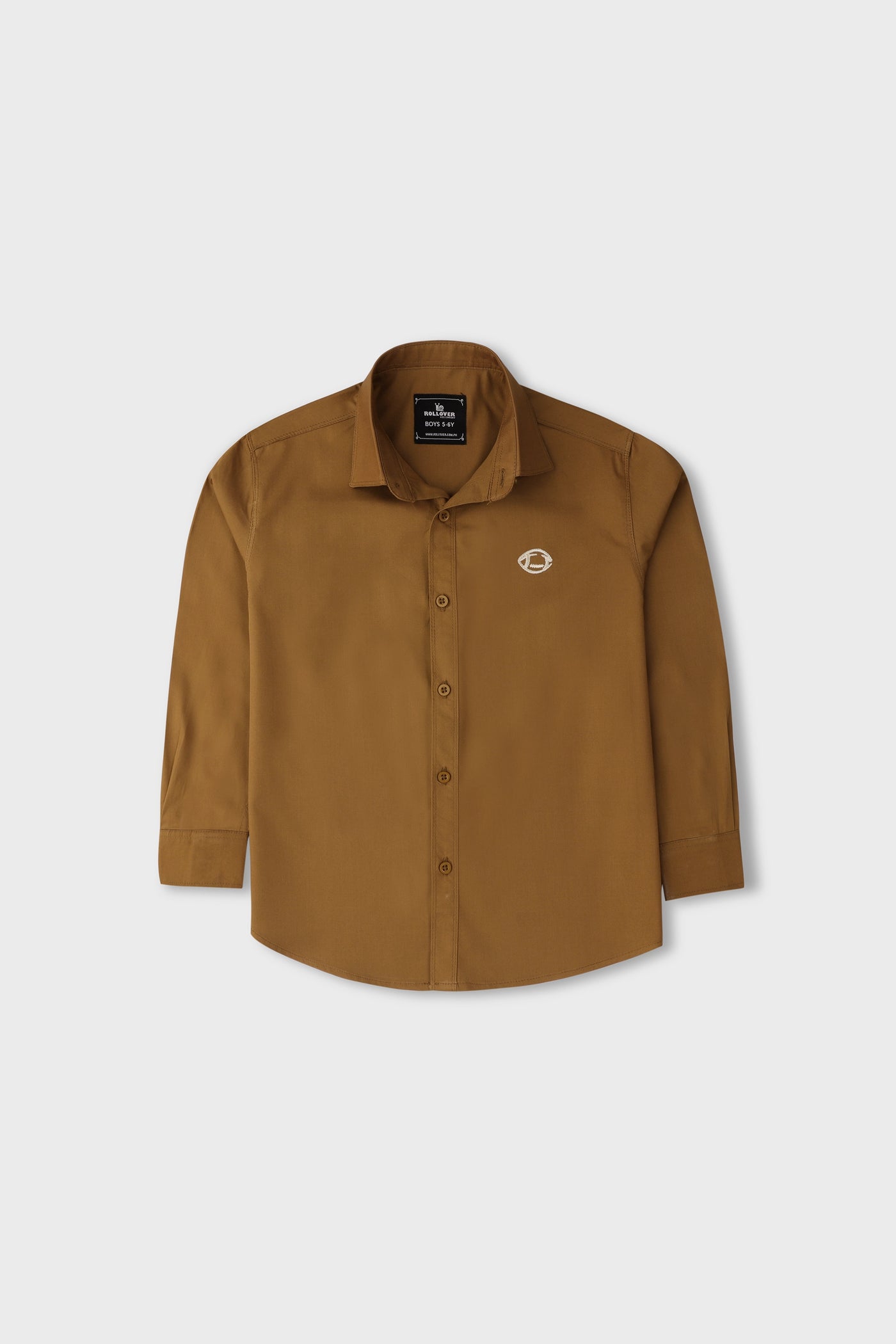 Boys Chestnut Smart Casual Shirt