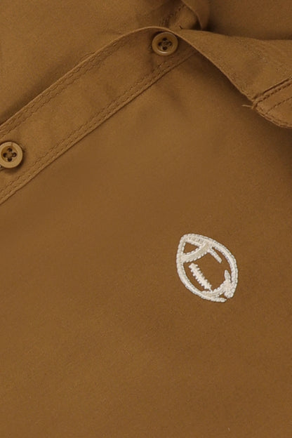 Boys Chestnut Smart Casual Shirt