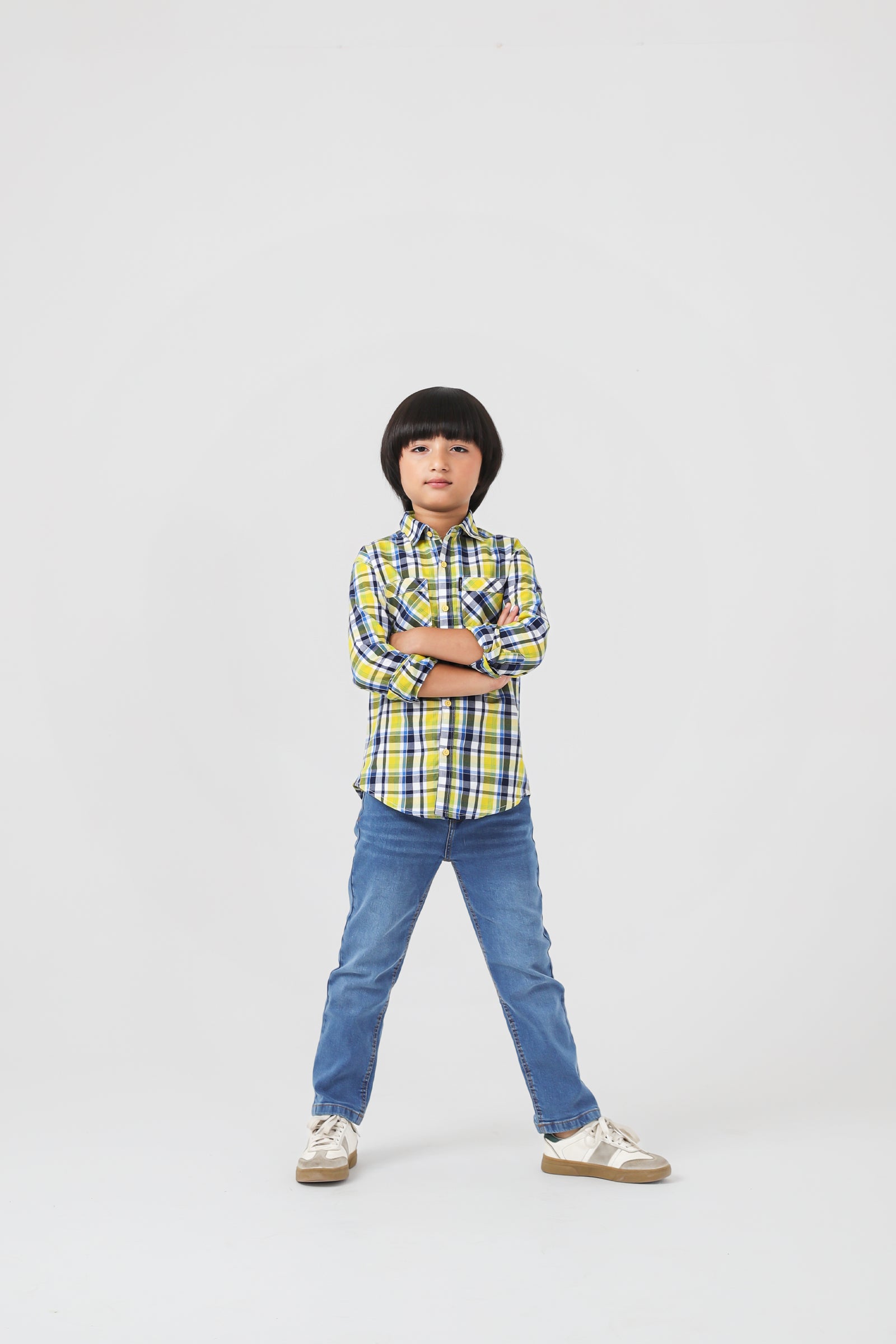 Sunny Plaid Cotton Shirt