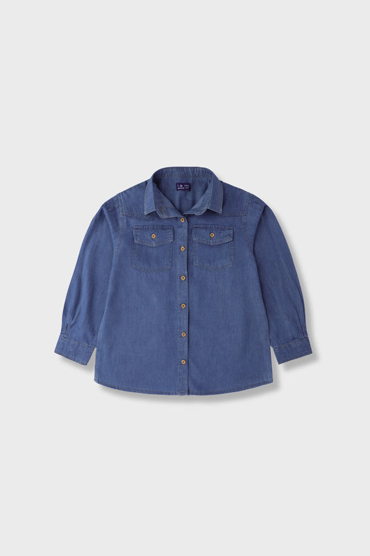 Playful Minnie Denim Top