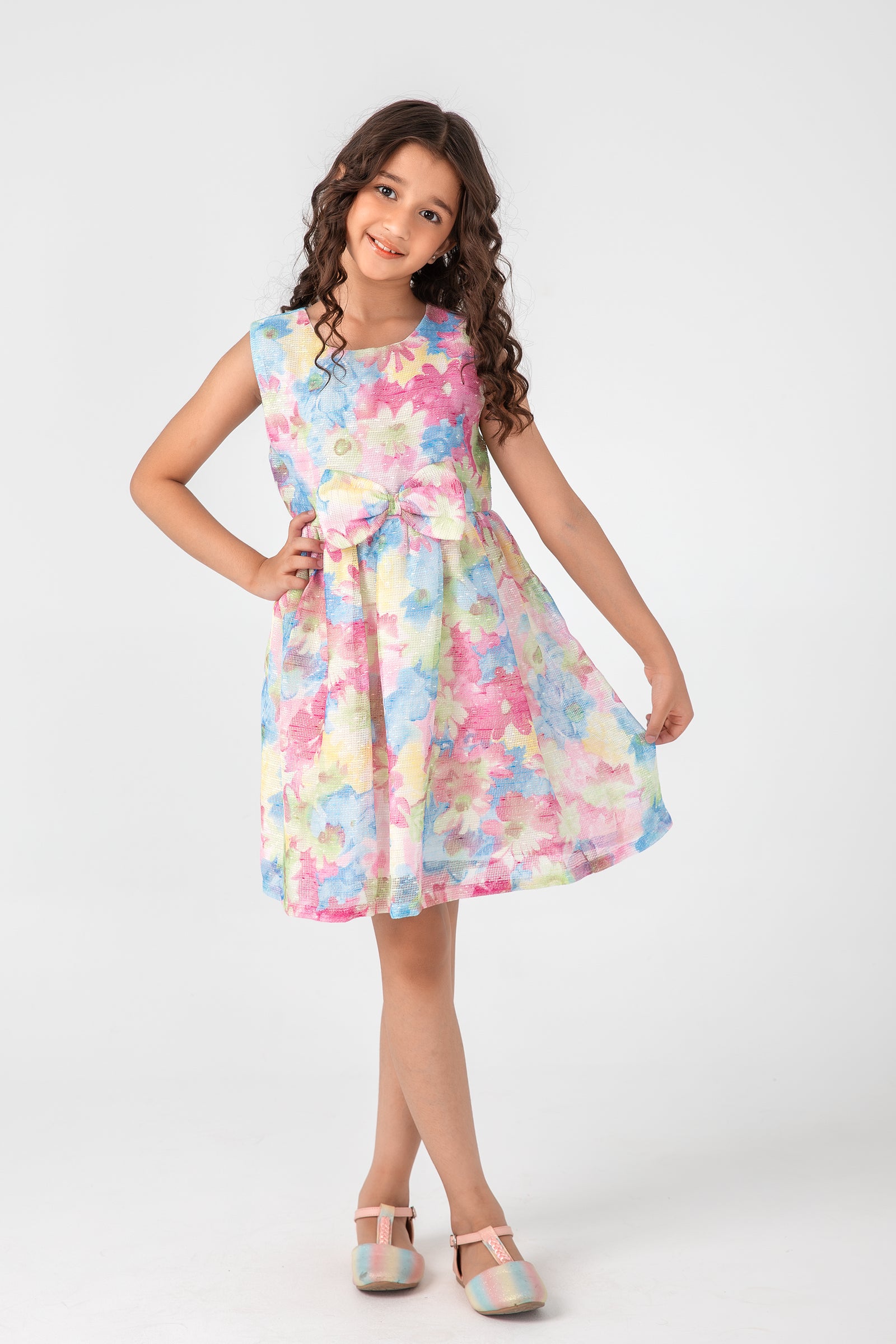 Girls Whimsical Fairytale Net Dress