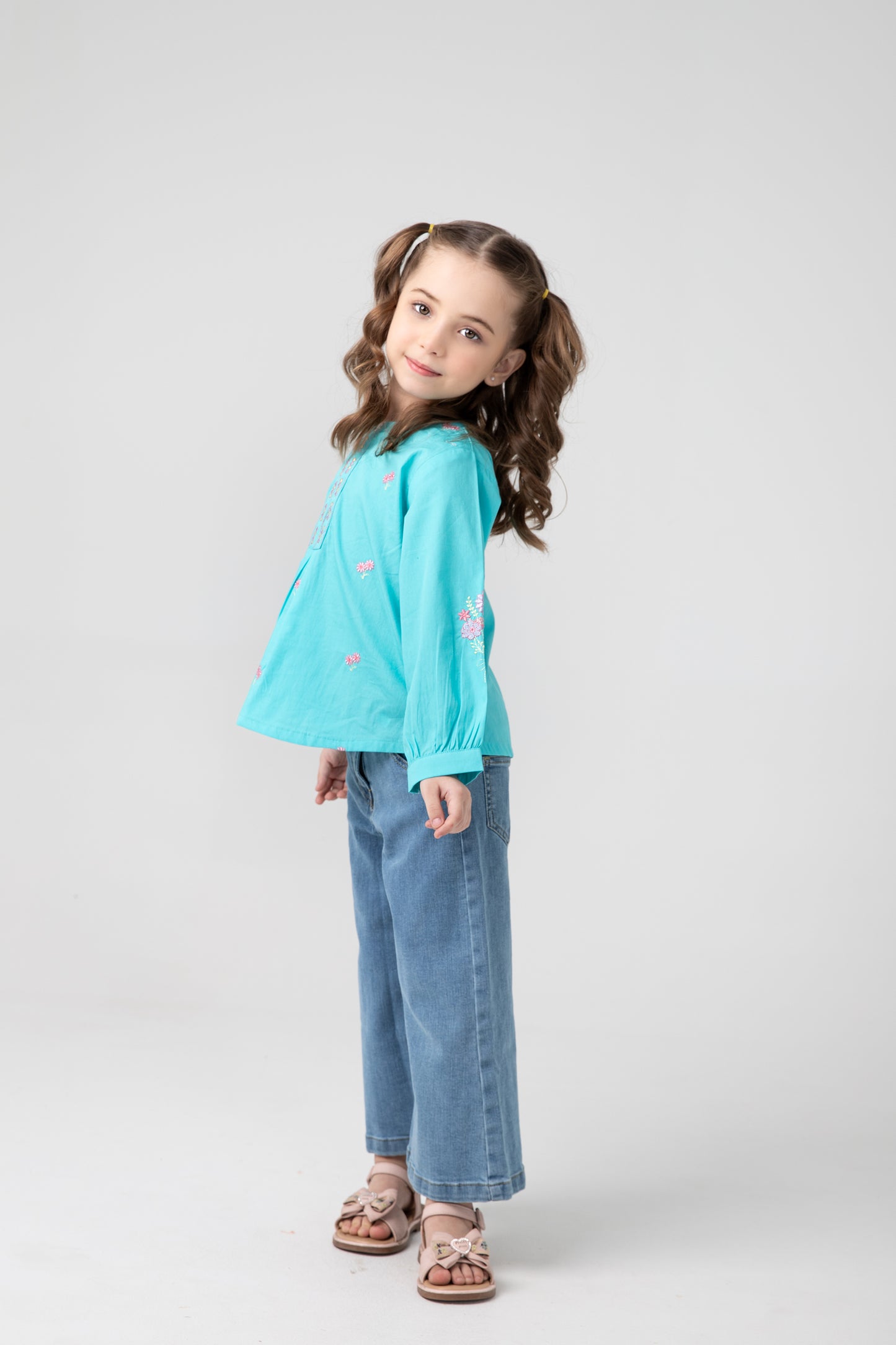 Bluebell Charm Cotton Top