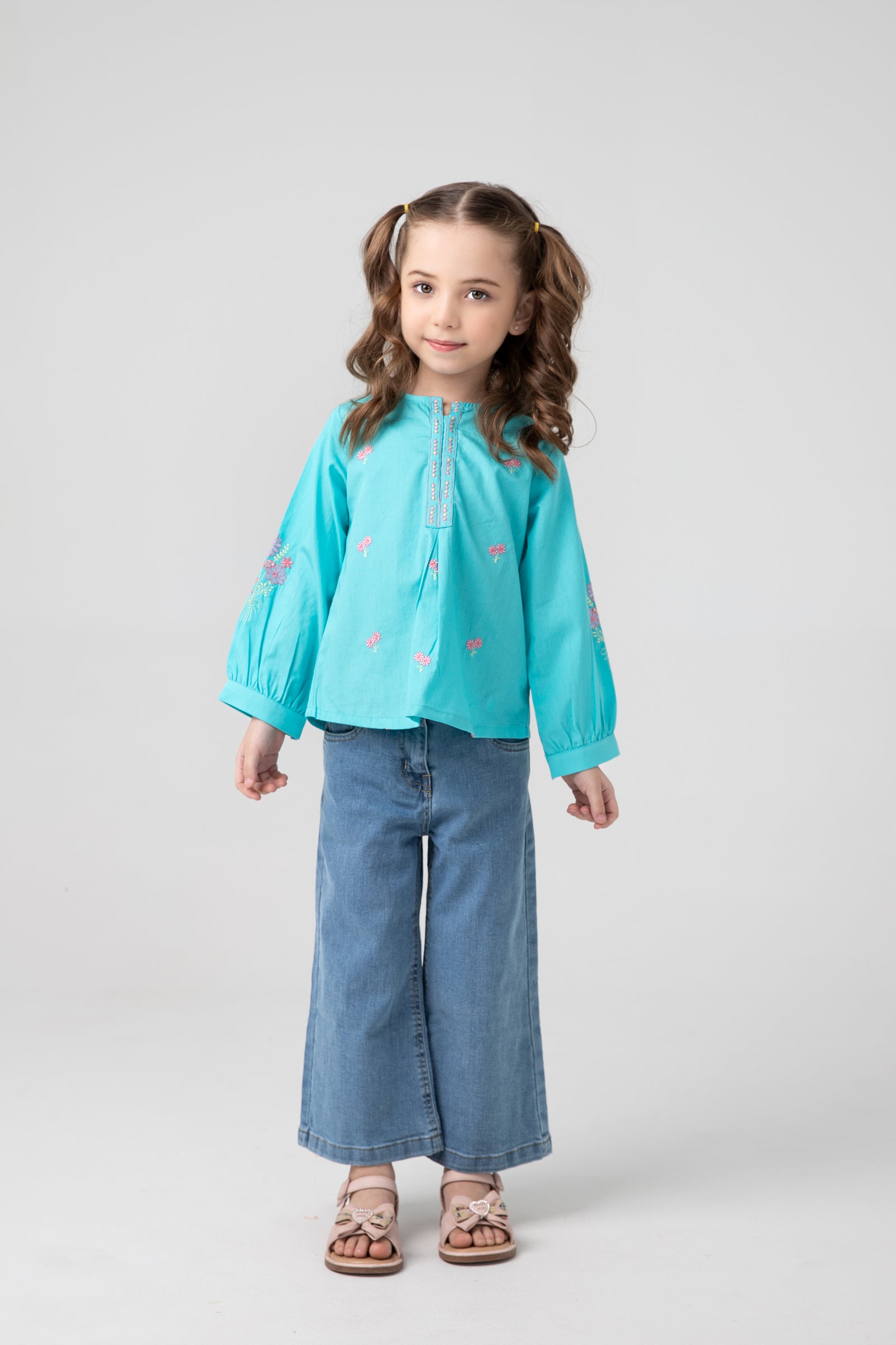 Bluebell Charm Cotton Top