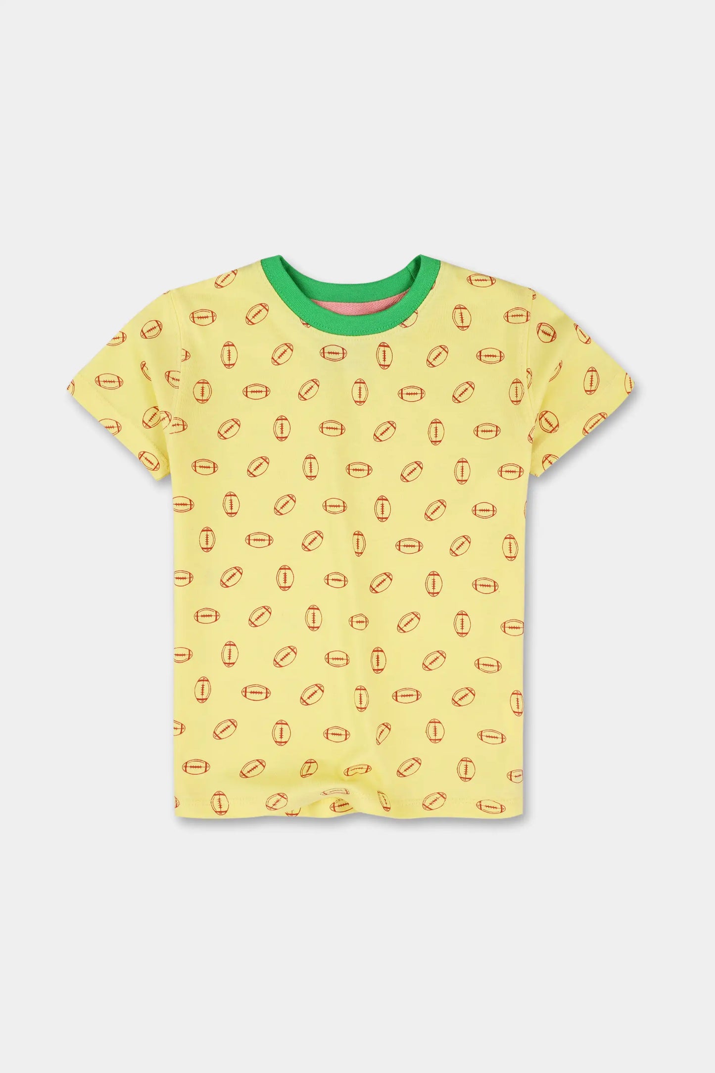 Boys Yellow Rotary Printed T-shirt