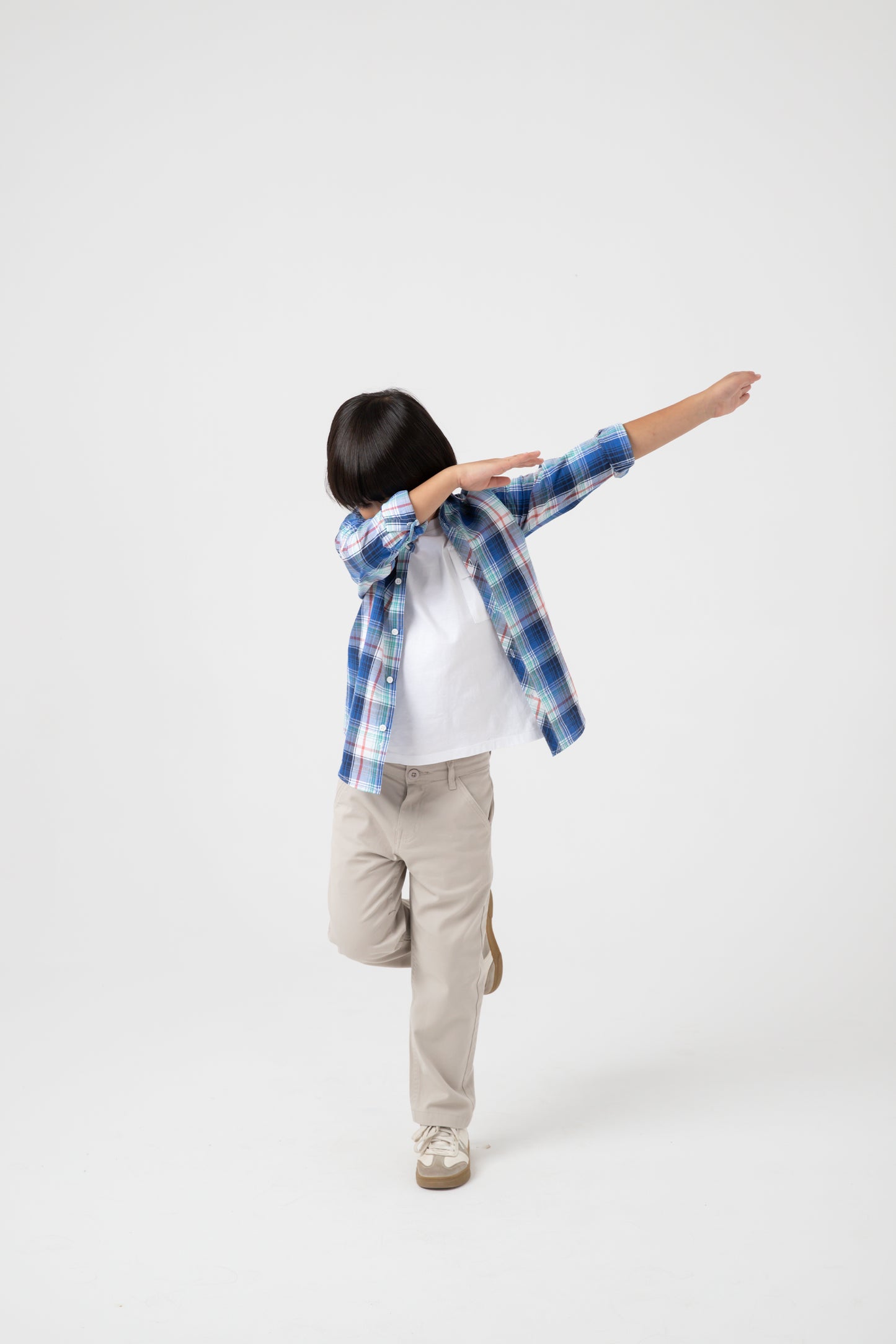 Boys Color Trail Check Shirt