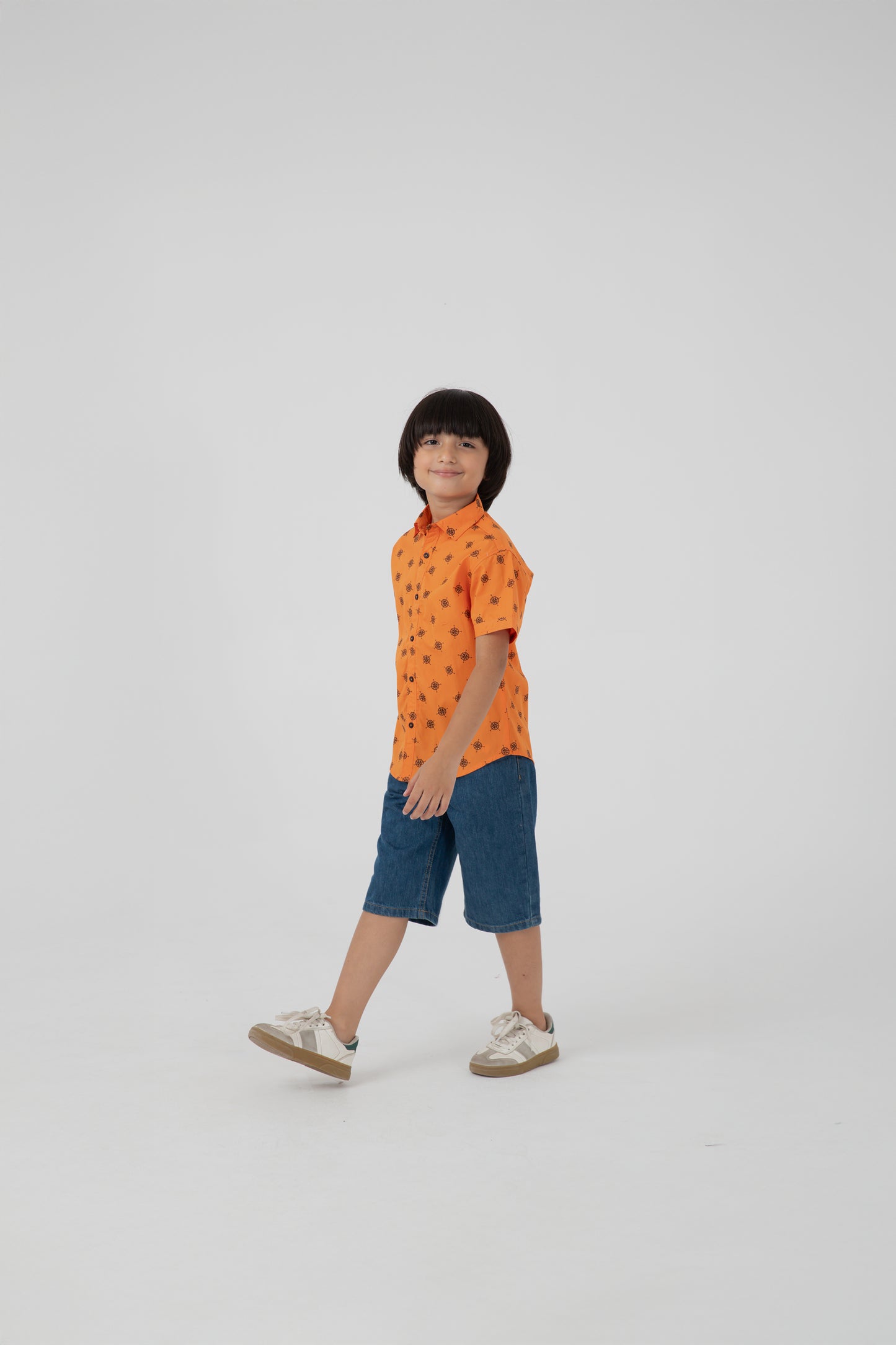 Orange Compass Shirt
