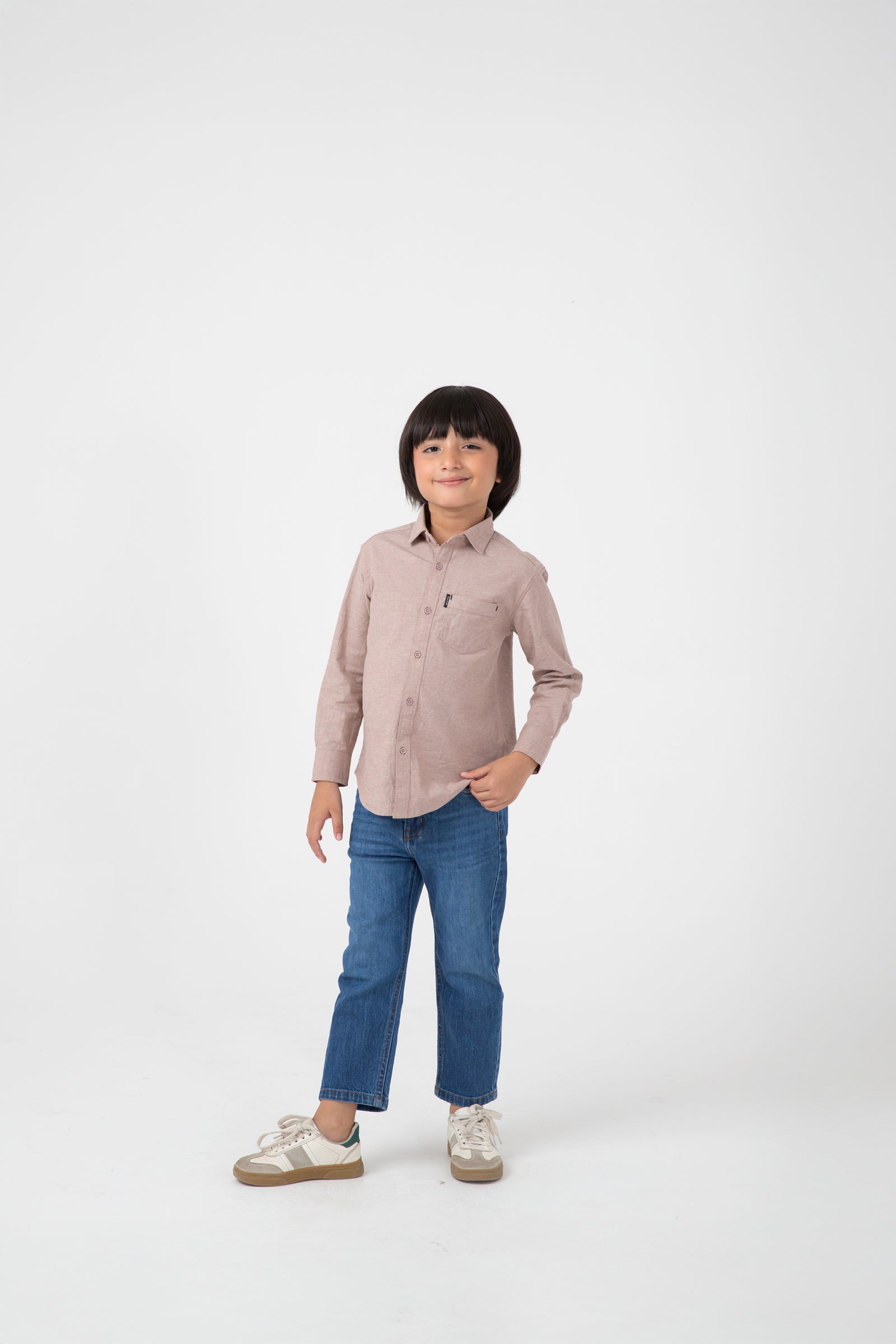 Boys Rustic Trail Chambray Shirt
