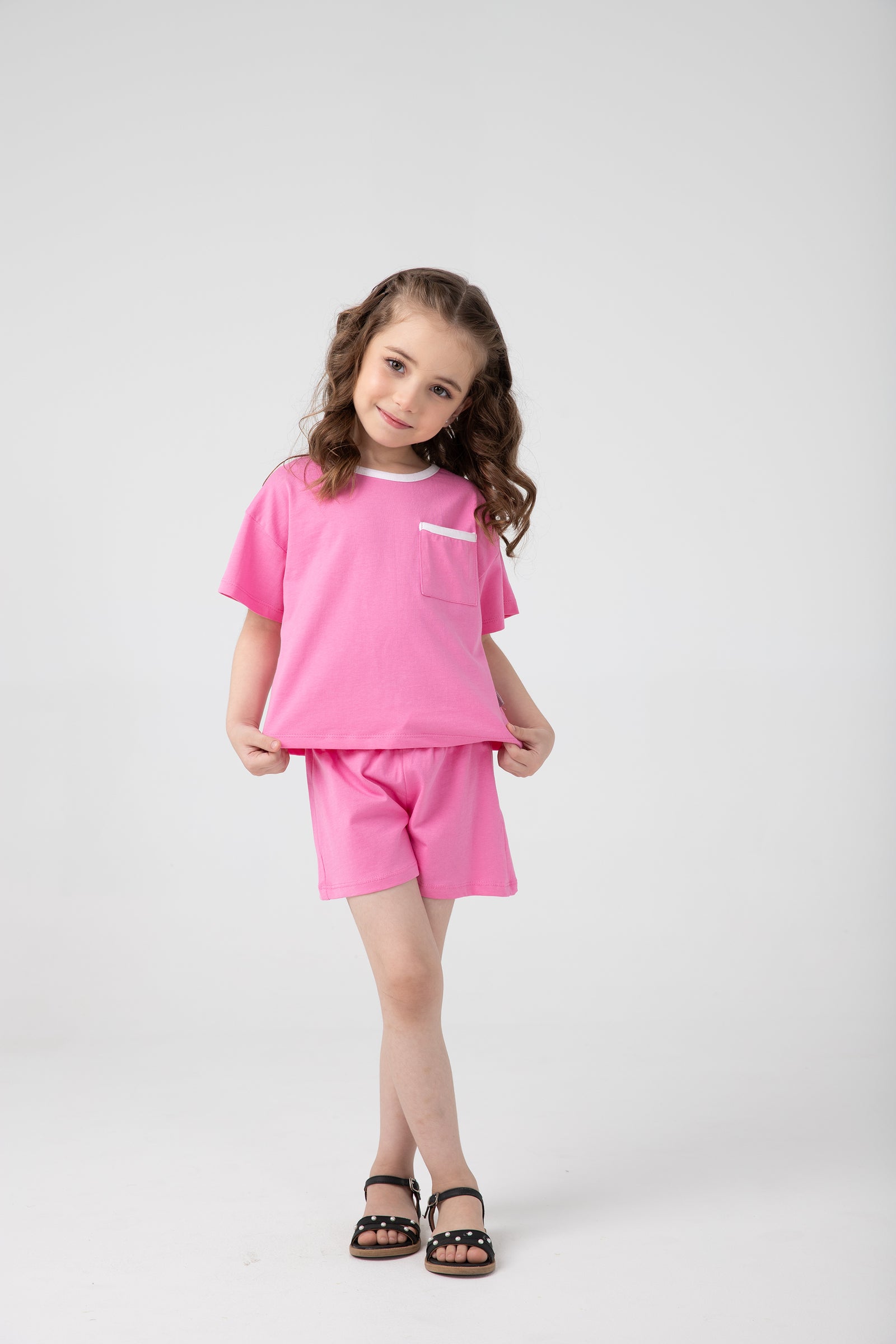 Girls' Pink Ease Co-ord Set