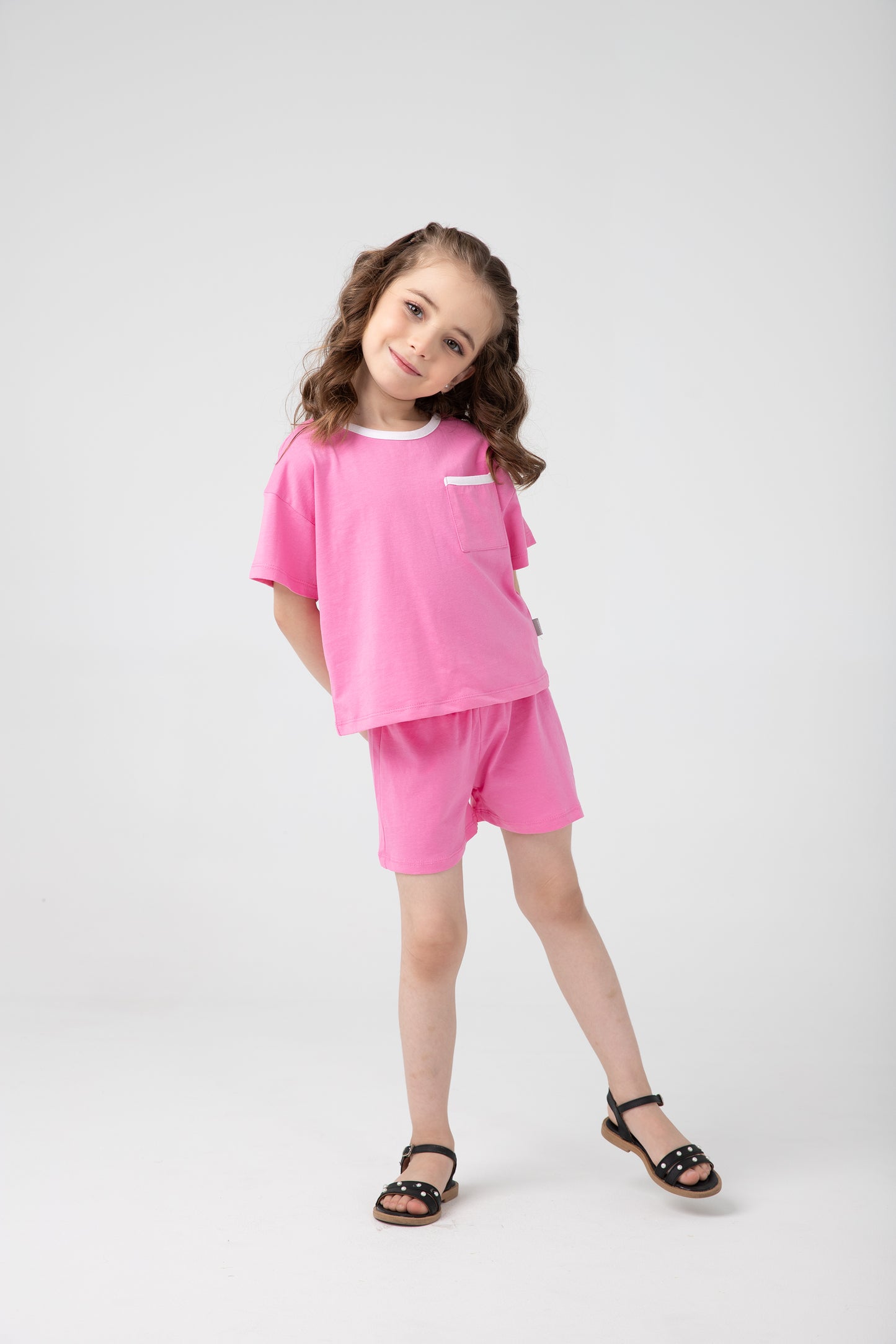 Girls' Pink Ease Co-ord Set