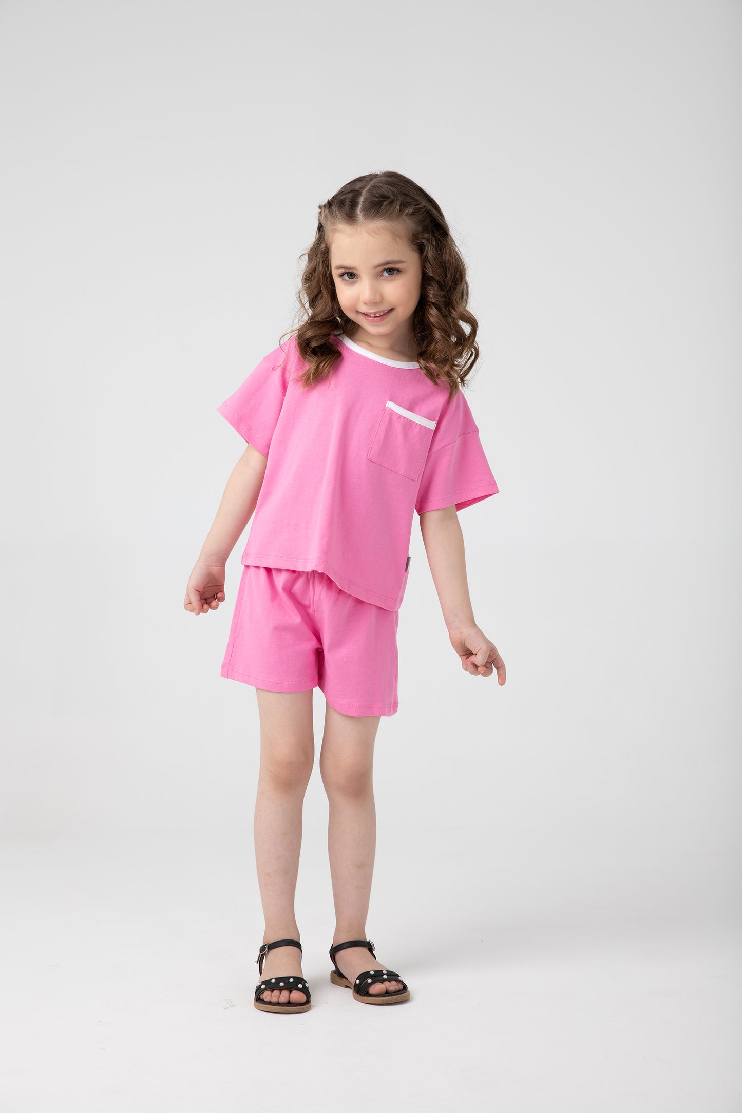 Girls' Pink Ease Co-ord Set