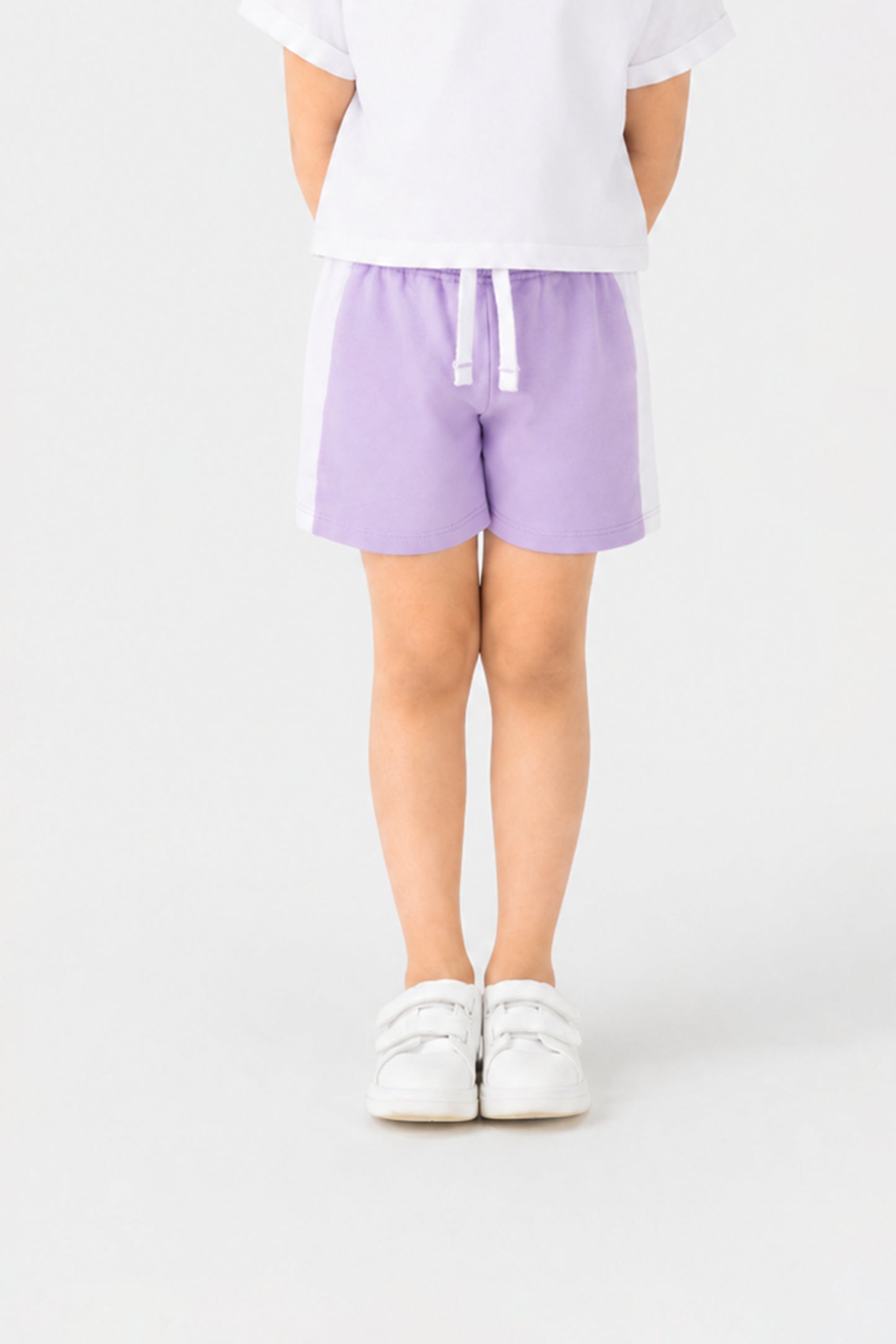 Girls Lilac Sport Terry Shorts