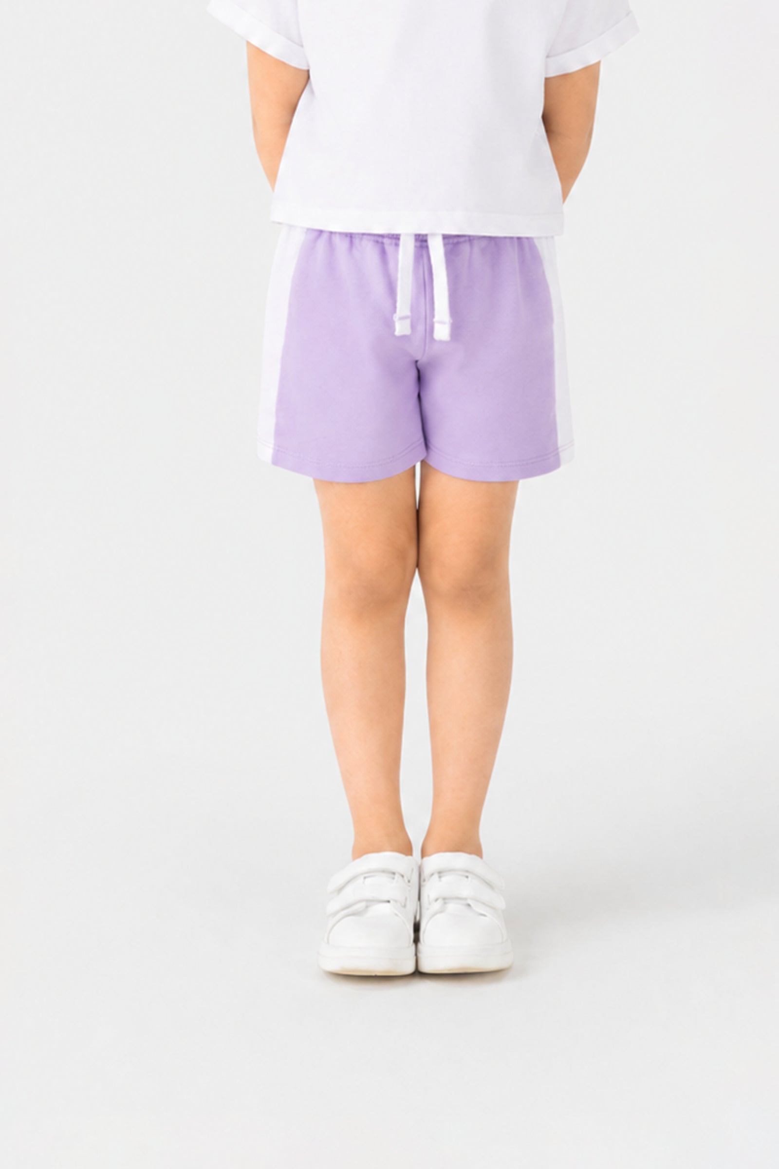 Girls Lilac Sport Terry Shorts
