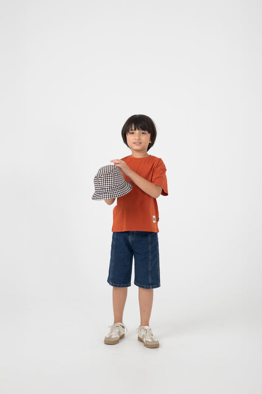 Boys Rust Core Boxy Tee