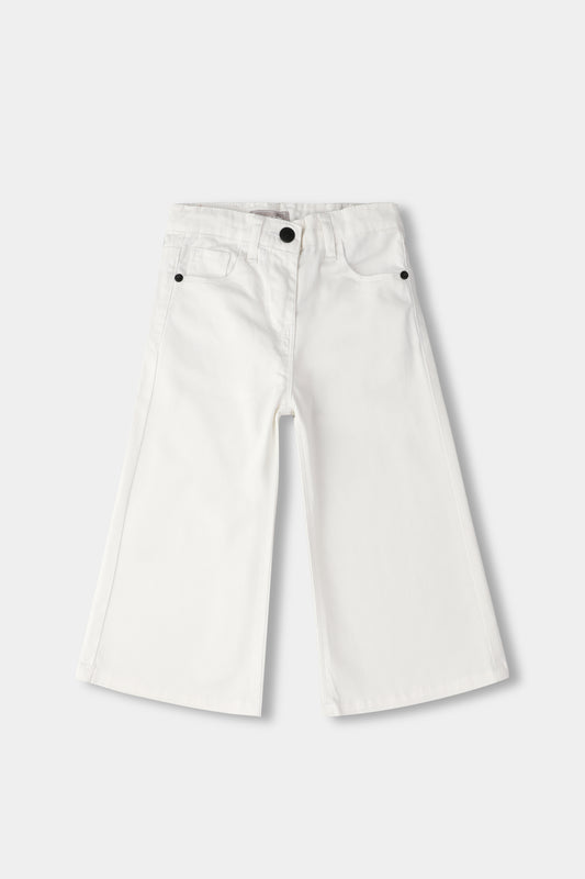 Girls Ivory Breeze Wide Leg Pants