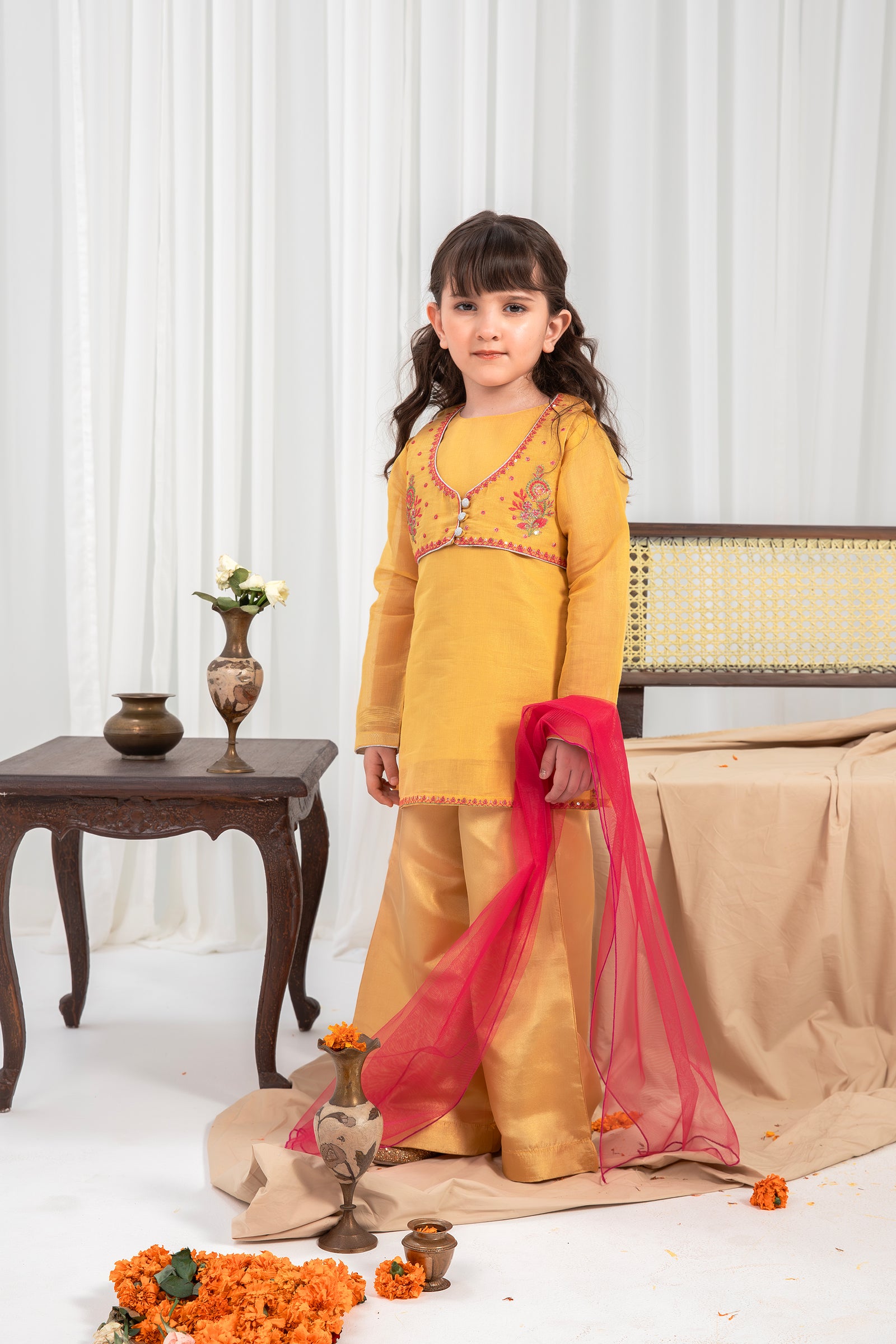 Golden Grace Suit Set - 4pc