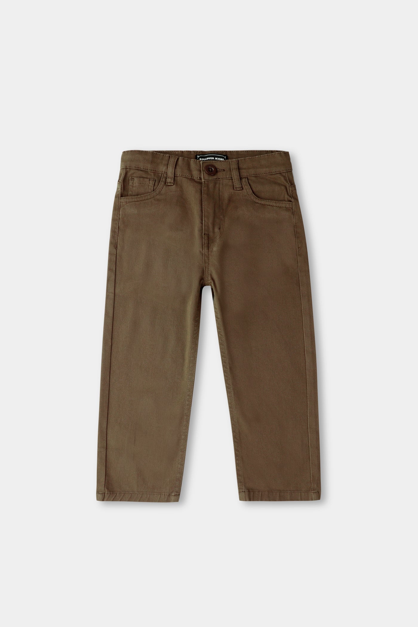 Boys Brown Twill Chino Pants