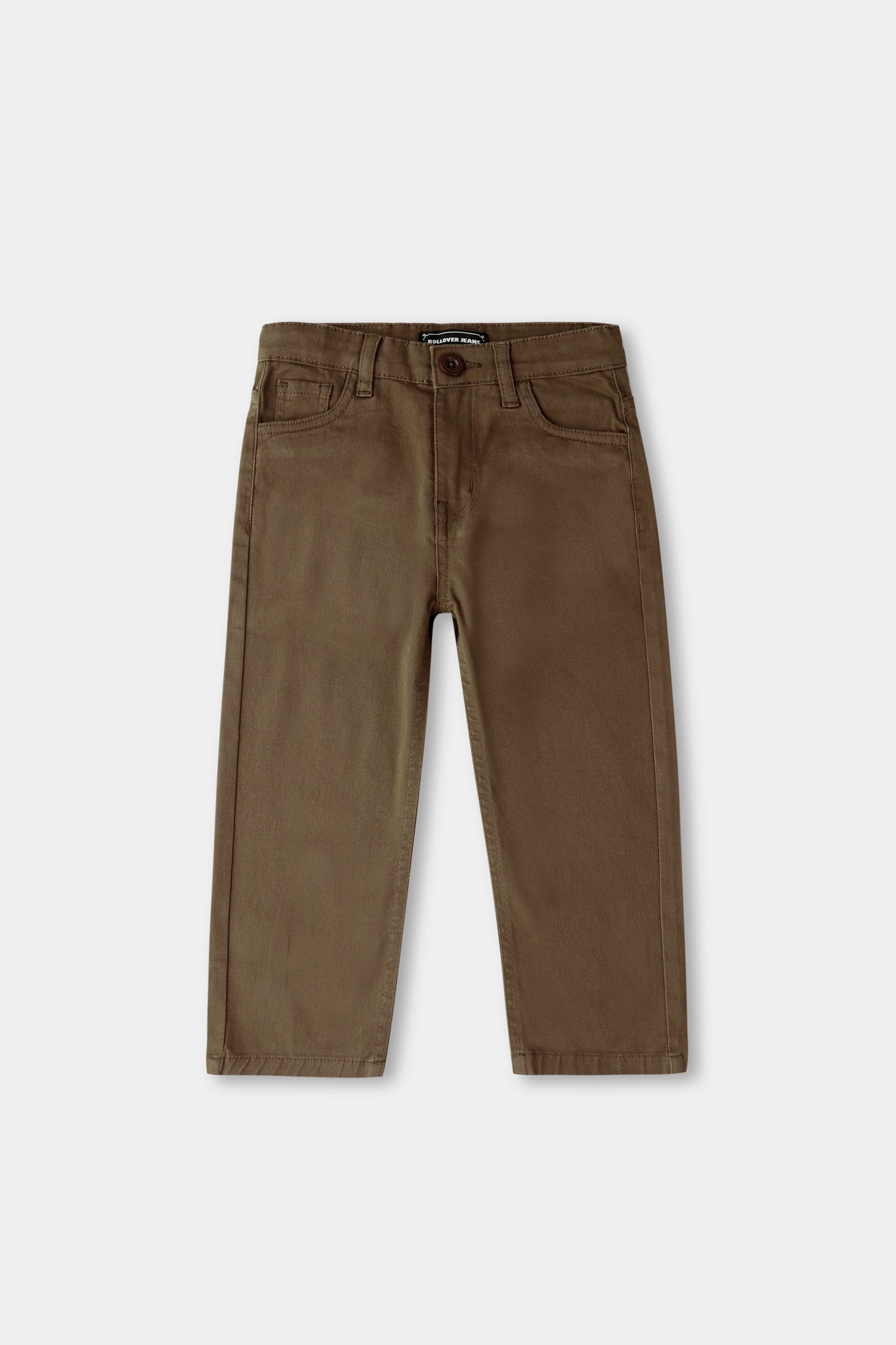 Boys Brown Twill Chino Pants
