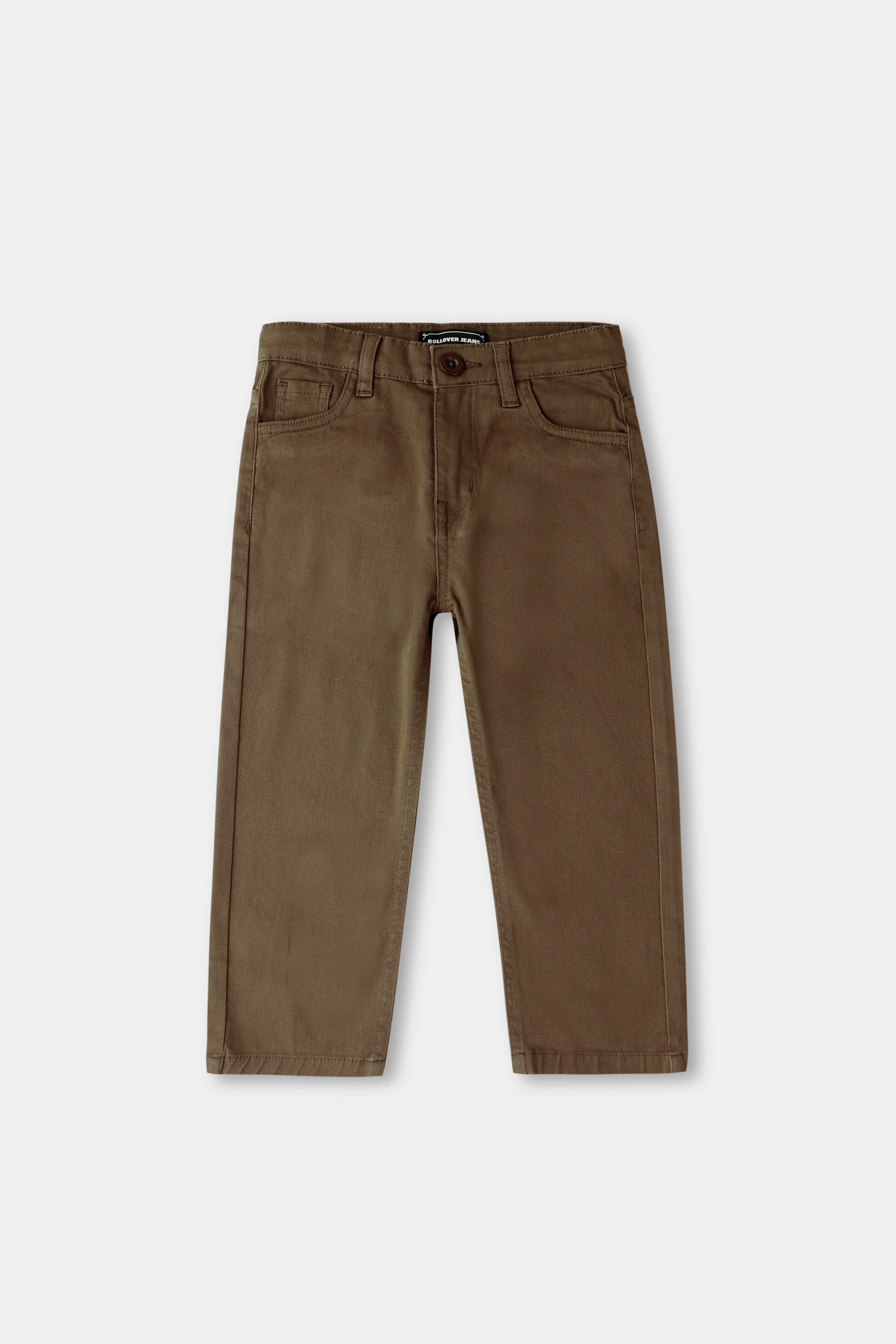 Boys Brown Twill Pants