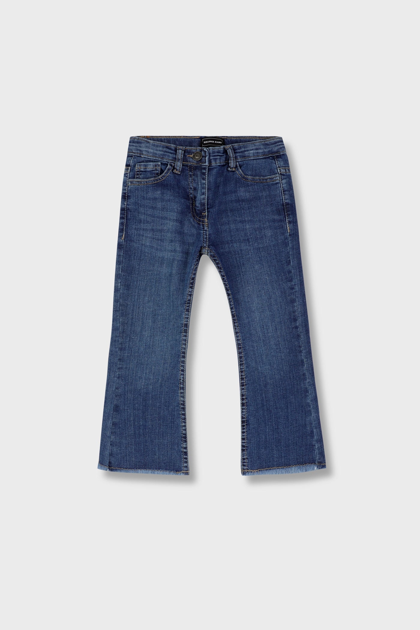 Girls Fray Flair Bell Bottom Jeans