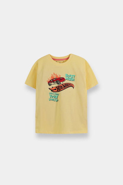 Boys Turbo Track Drop Shoulder Tee