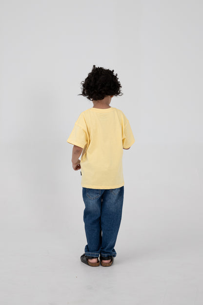 Boys Turbo Track Drop Shoulder Tee