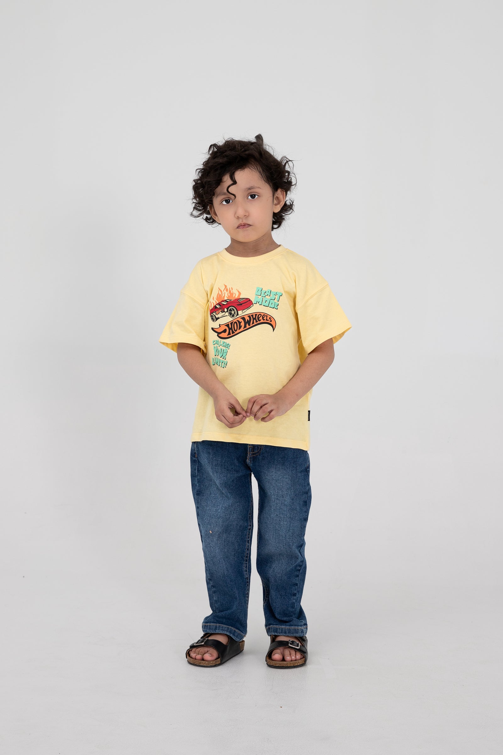 Boys Turbo Track Drop Shoulder Tee