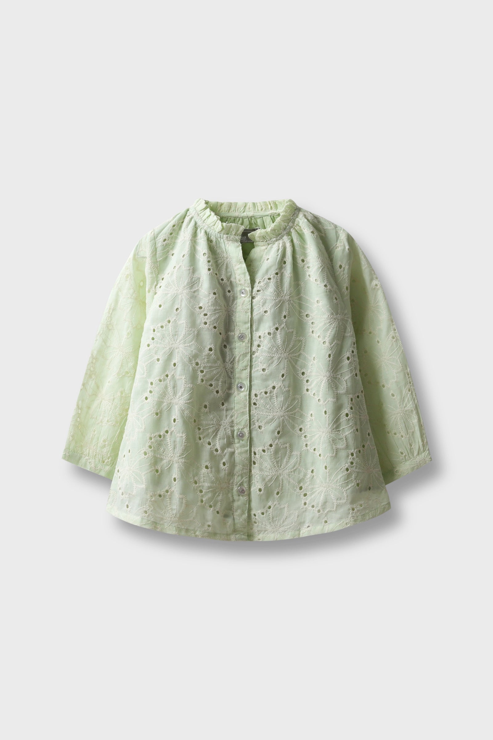 Mint Button Down Top