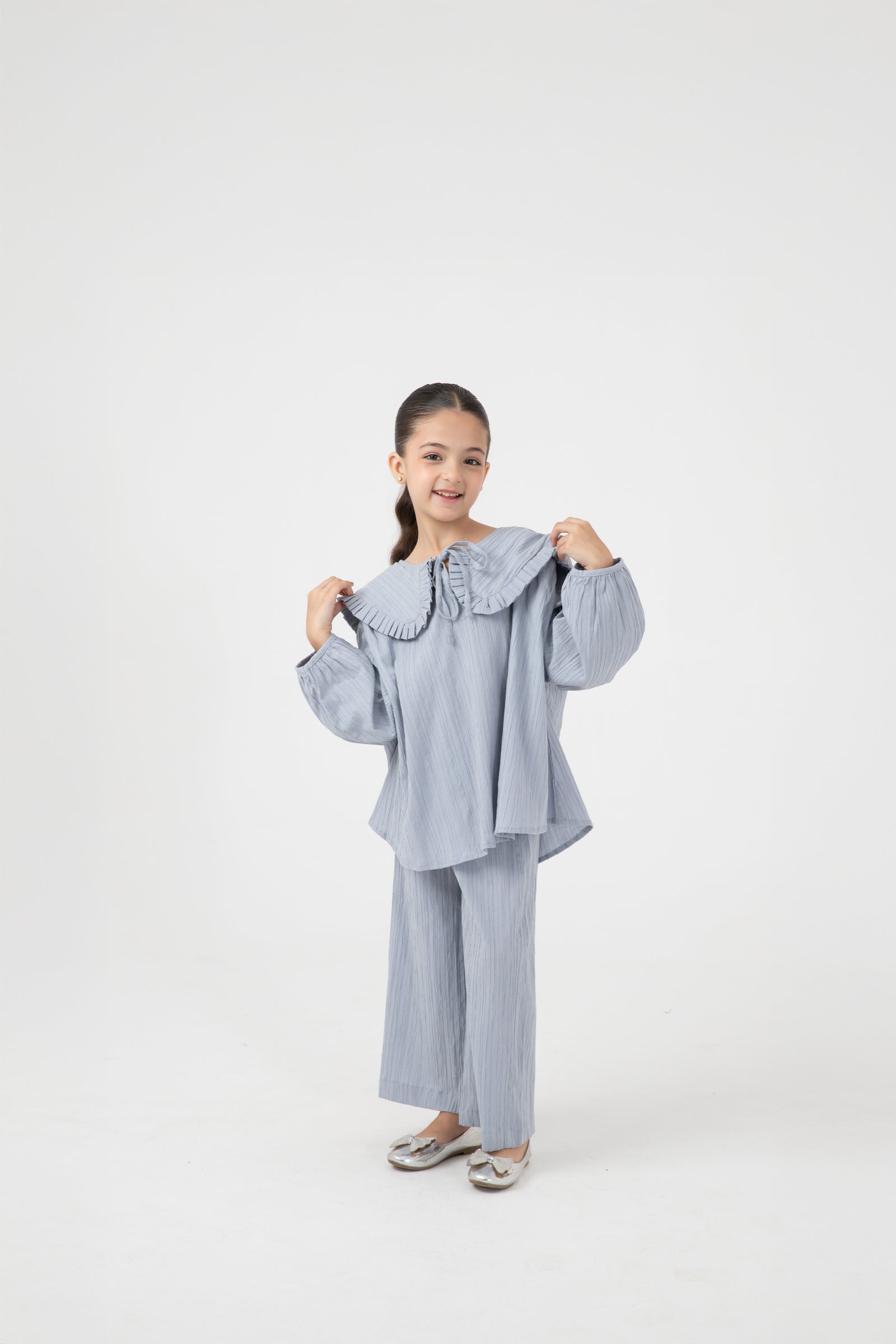 Grey Mist Cotton Co-ord Set