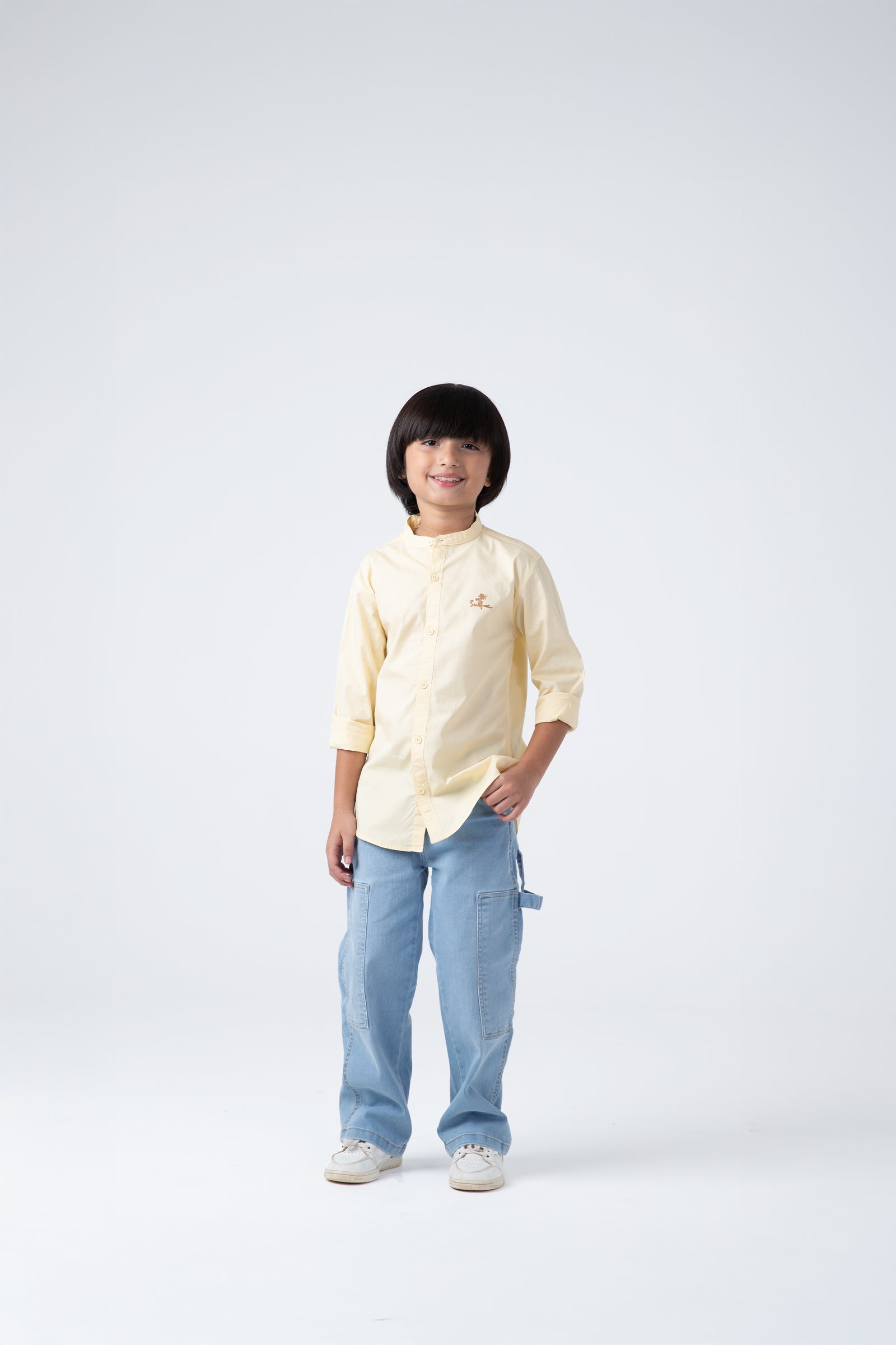 Classic Cream Cotton Shirt