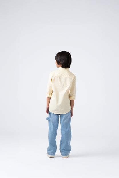 Classic Cream Cotton Shirt