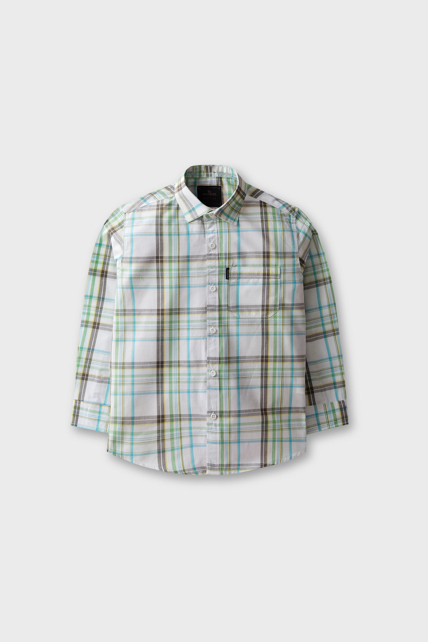 Grid Parade White Shirt