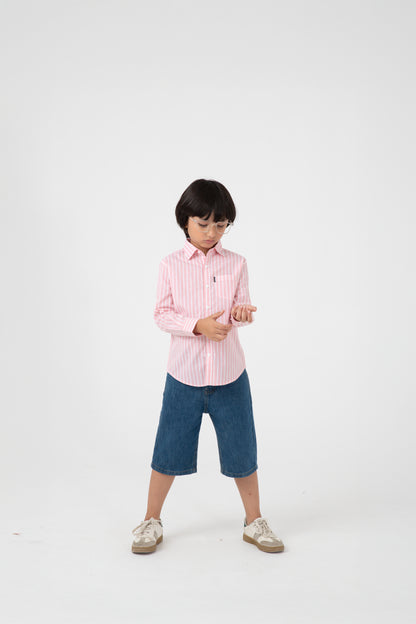 Pink Grid Shirt