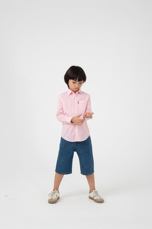 Pink Grid Shirt
