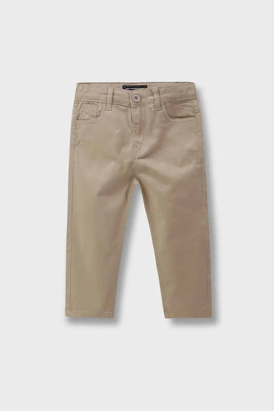 Boys Beige Chino Pant