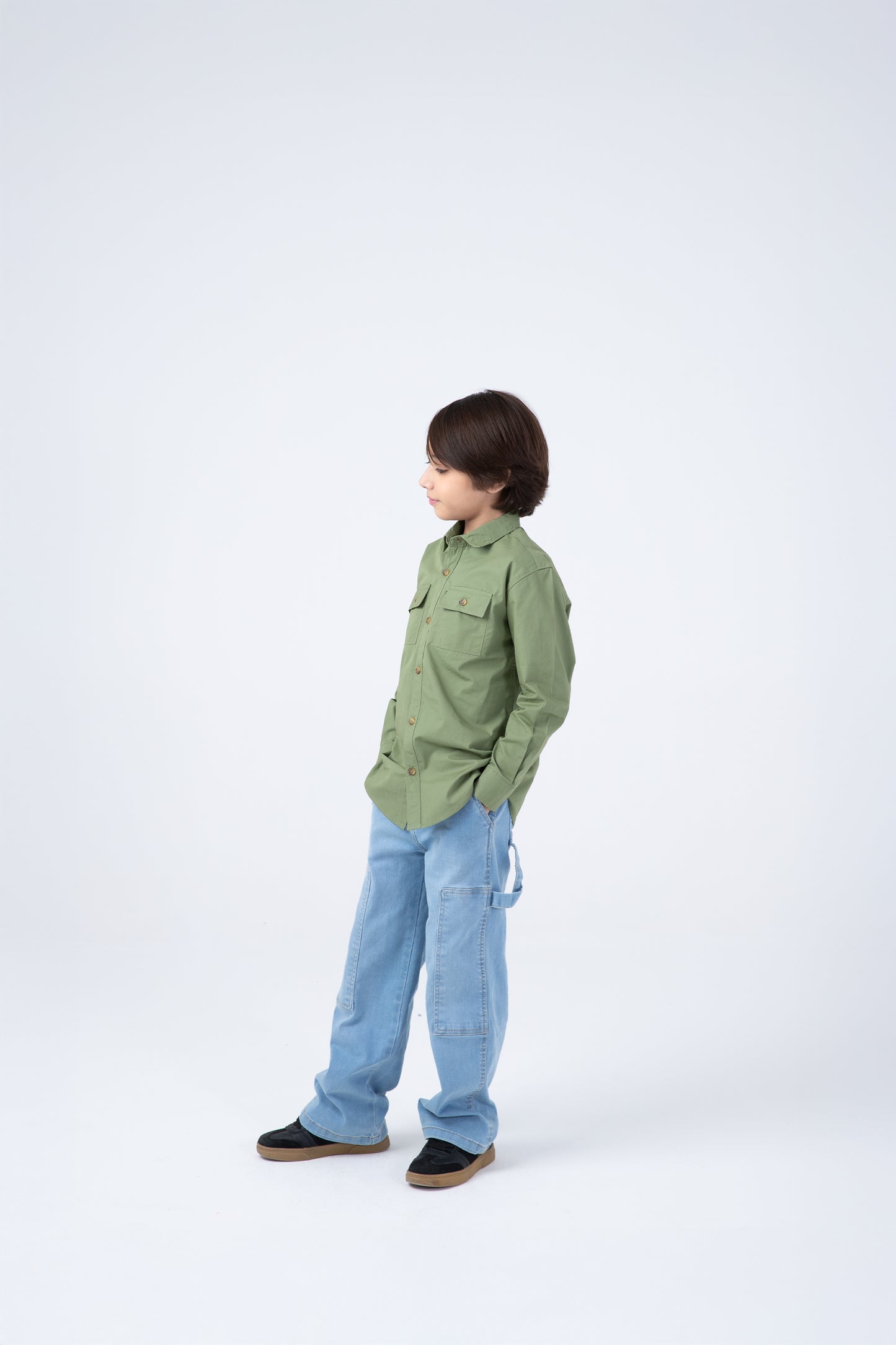 Leafy Green Casual Shirt