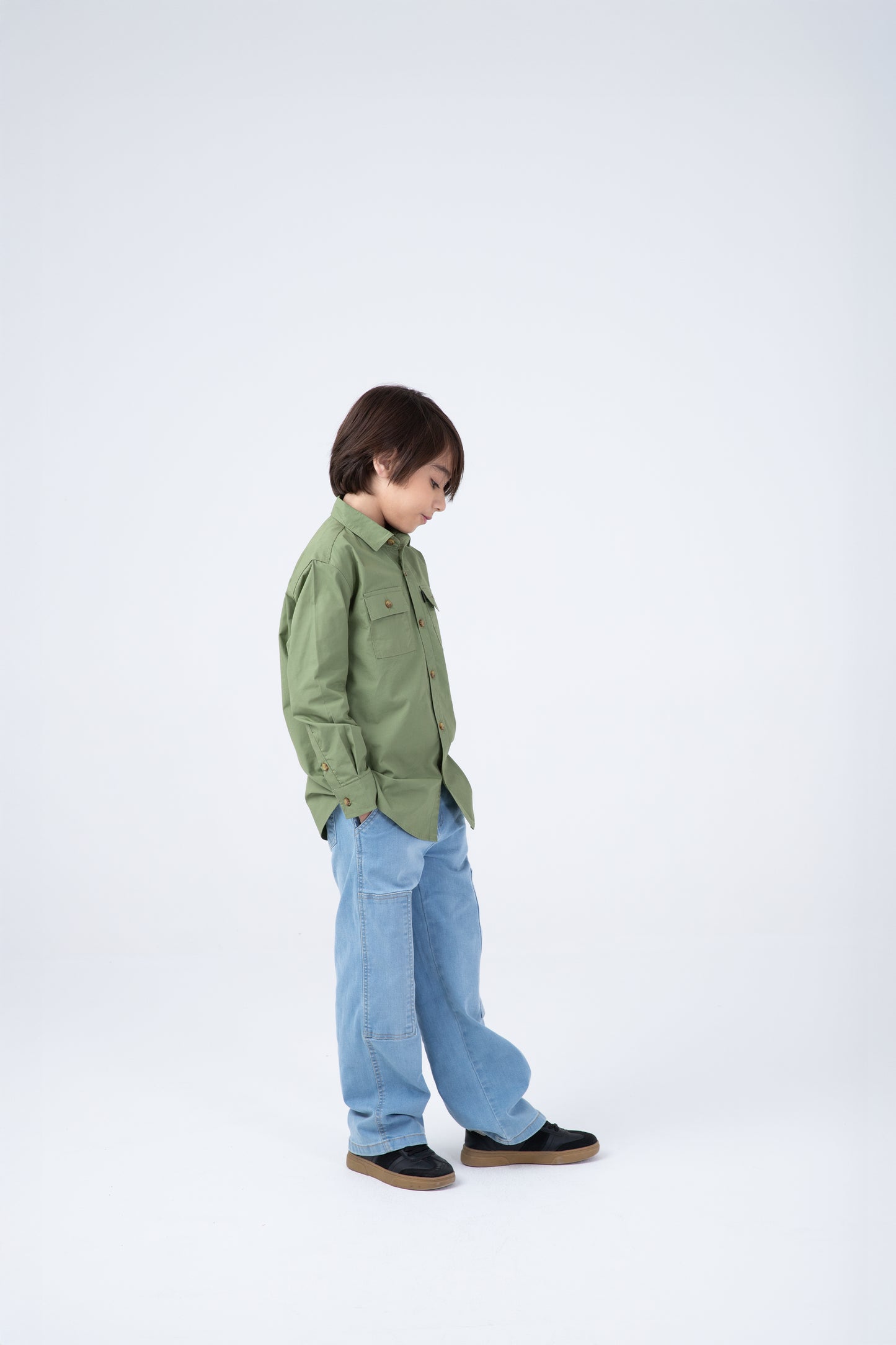 Leafy Green Casual Shirt